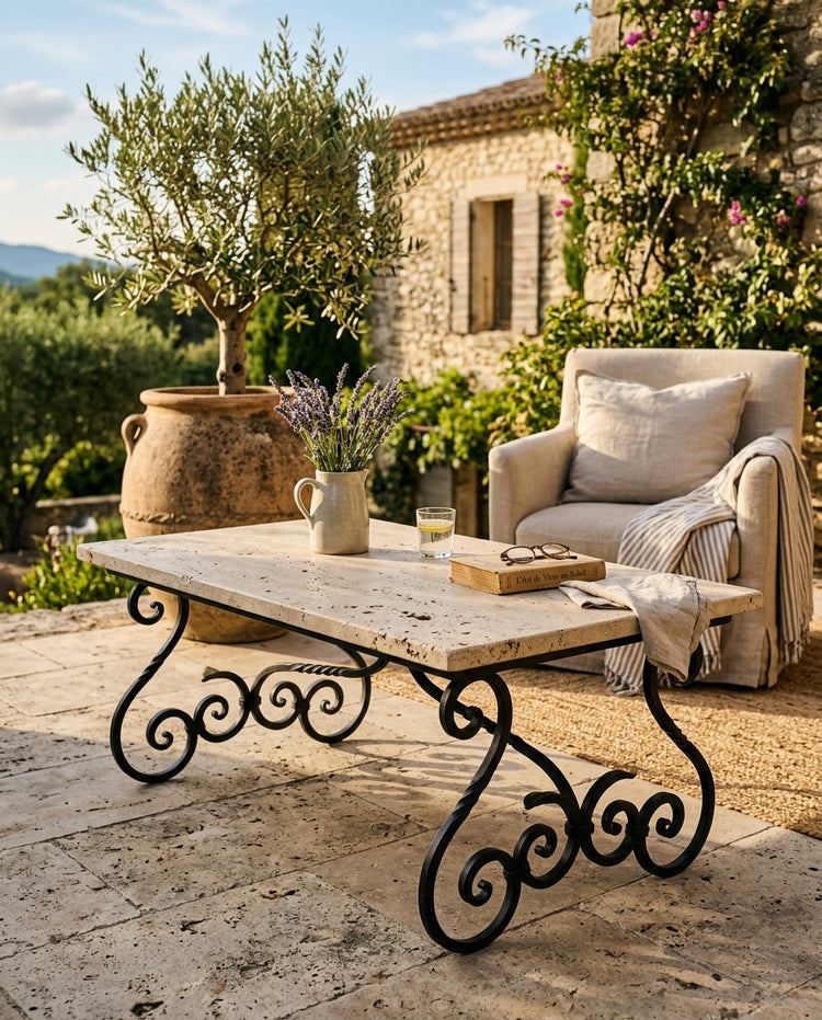 Tables basses en fer forgé sur mesure