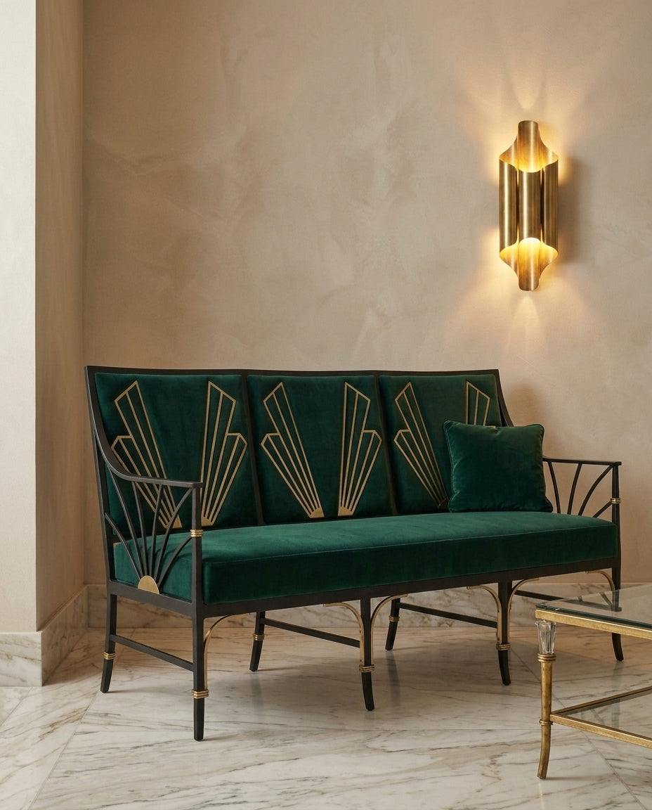 Art Déco — Canapé 3 places